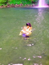 Hell hath no fury like Maya in water imagining sea creatures...